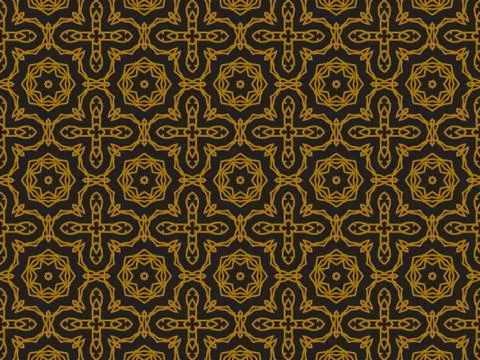 Pattern Gold Stock Illustration