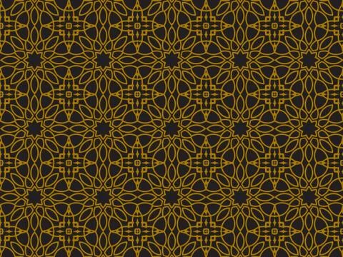 Pattern Gold Stock Illustration