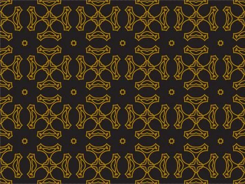 Pattern Gold Stock Illustration