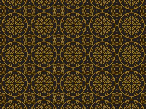 Pattern Gold Stock Illustration