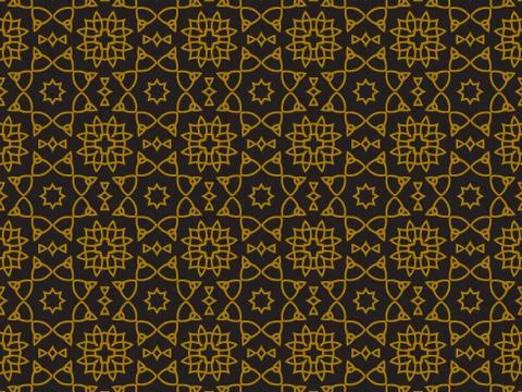 Pattern Gold Stock Illustration