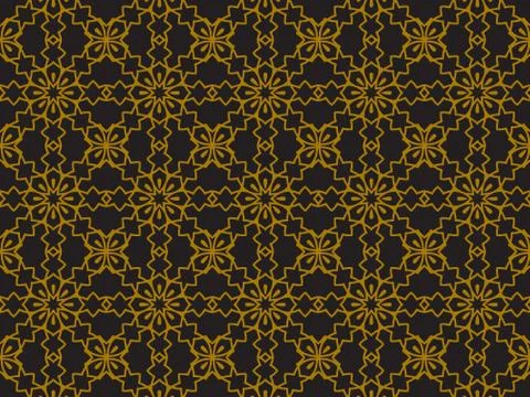 Pattern Gold Stock Illustration