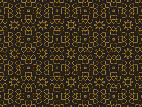 Pattern Gold Illustrazione stock