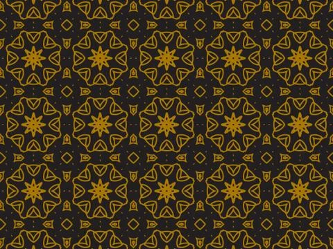 Pattern Gold Illustrazione stock