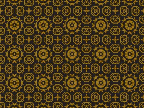 Pattern Gold Stock Illustration