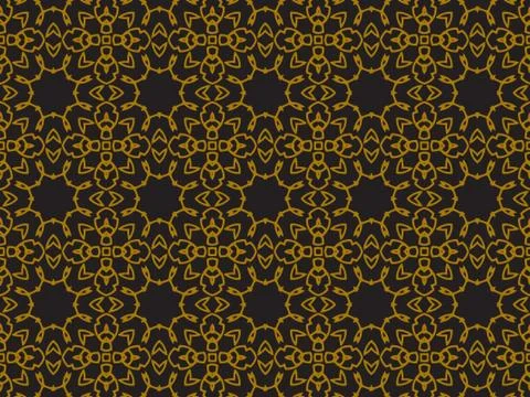 Pattern Gold Stock Illustration