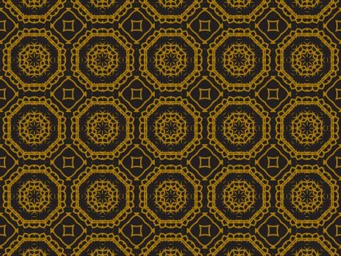 Pattern Gold Stock Illustration