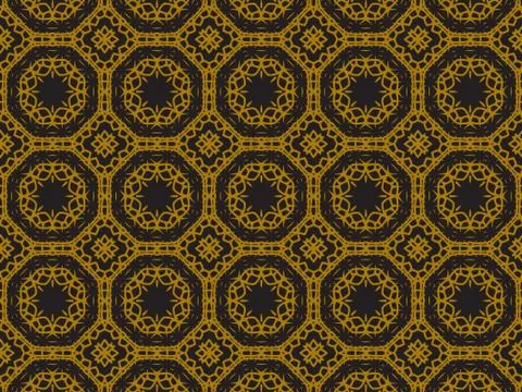 Pattern Gold Stock Illustration