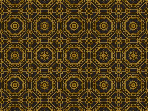 Pattern Gold Stock Illustration