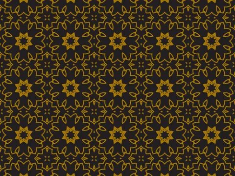 Pattern Gold Stock Illustration