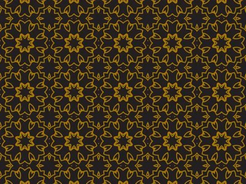 Pattern Gold Stock Illustration