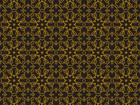 Pattern Gold Stock Illustration