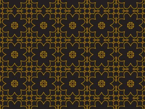 Pattern Gold Stock Illustration