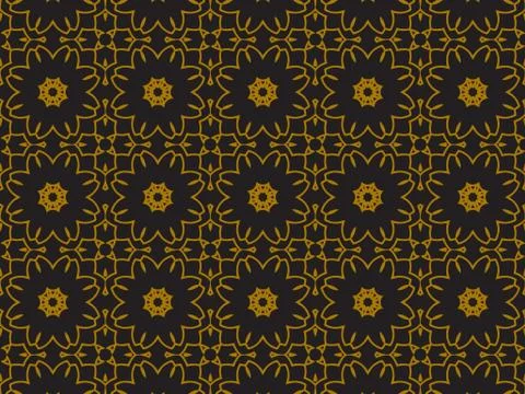 Pattern Gold Stock Illustration