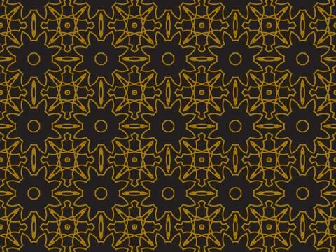 Pattern Gold Stock Illustration
