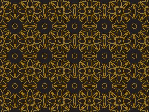 Pattern Gold Stock Illustration