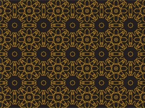 Pattern Gold Stock Illustration