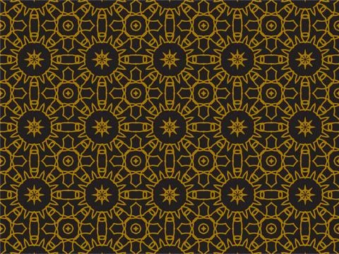 Pattern Gold Stock Illustration