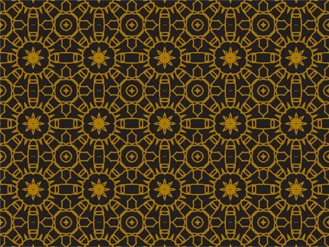 Pattern Gold Stock Illustration
