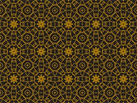 Pattern Gold Stock Illustration