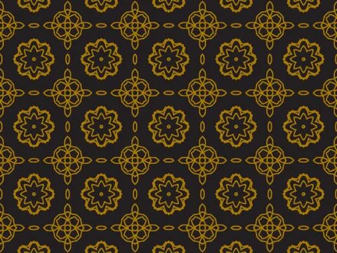 Pattern Gold Illustrazione stock