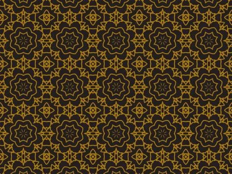 Pattern Gold Stock Illustration