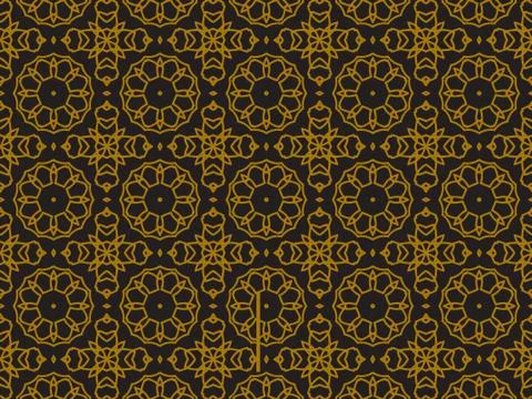 Pattern Gold Stock Illustration