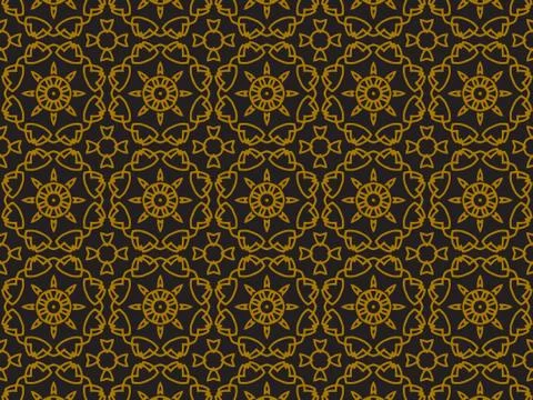 Pattern Gold Stock Illustration