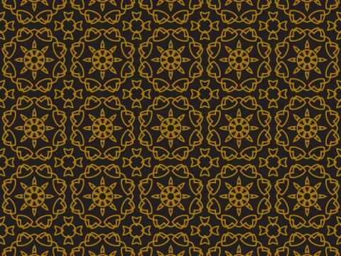 Pattern Gold Stock Illustration