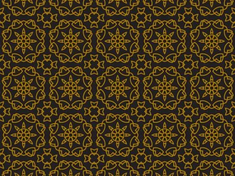 Pattern Gold Stock Illustration