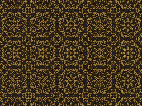 Pattern Gold Stock Illustration