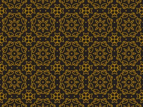 Pattern Gold Stock Illustration
