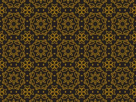 Pattern Gold Stock Illustration