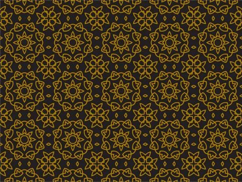 Pattern Gold Stock Illustration