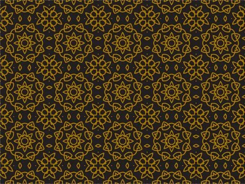 Pattern Gold Stock Illustration