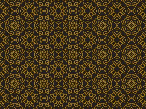 Pattern Gold Stock Illustration