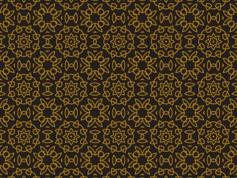 Pattern Gold Stock Illustration