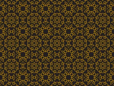Pattern Gold Stock Illustration