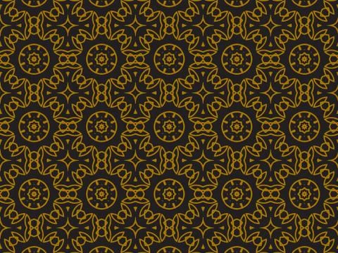 Pattern Gold Stock Illustration