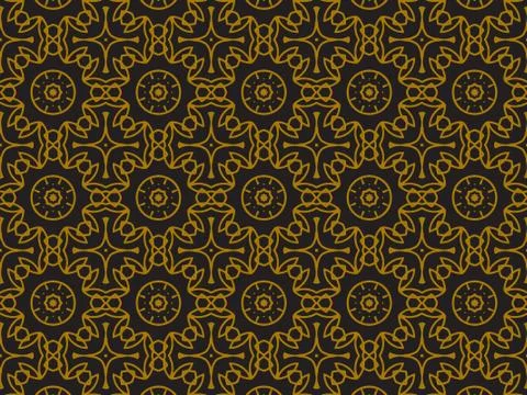 Pattern Gold Stock Illustration