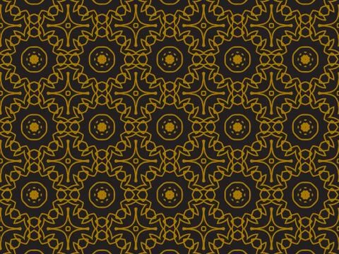 Pattern Gold Stock Illustration