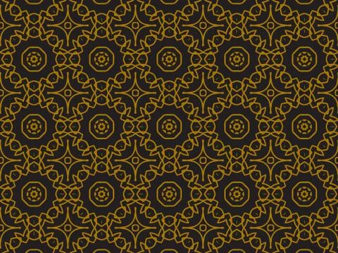 Pattern Gold Stock Illustration