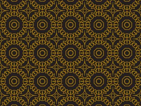 Pattern Gold Stock Illustration