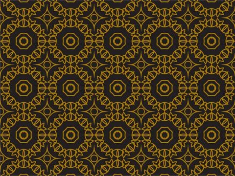 Pattern Gold Stock Illustration