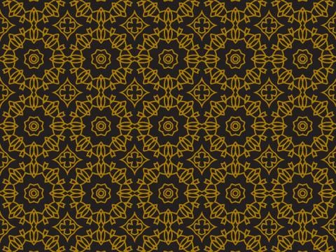 Pattern Gold Stock Illustration