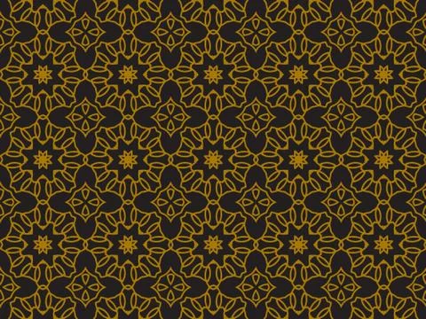 Pattern Gold Stock Illustration