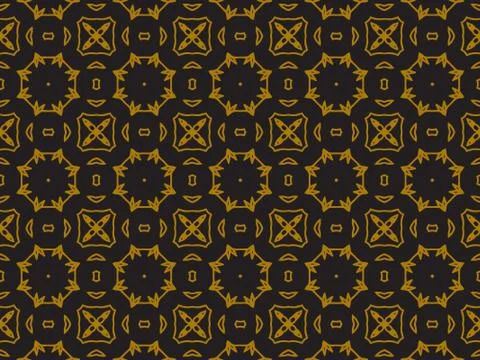 Pattern Gold Illustrazione stock