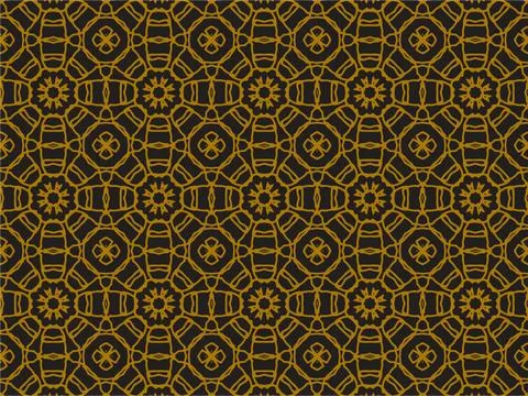 Pattern Gold Stock Illustration