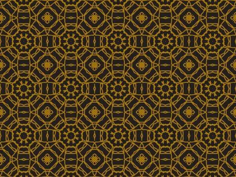Pattern Gold Illustrazione stock