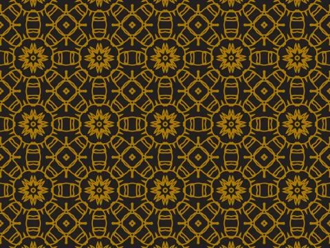 Pattern Gold Stock Illustration